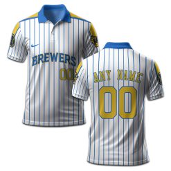 Milwaukee Brewers | Personalized Polo Alternate Design Concept