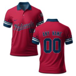 Washington Nationals | Personalized Polo Alternate Design Concept