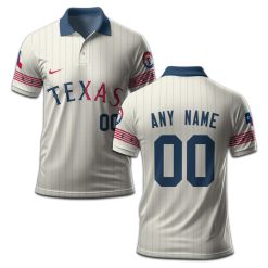 Texas Rangers | Personalized Polo Alternate Design Concept