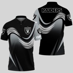 Las Vegas Raiders | Personalized Waves Polo Shirt