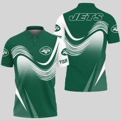 New York Jets | Personalized Waves Polo Shirt