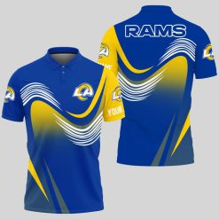 Los Angeles Rams | Personalized Waves Polo Shirt