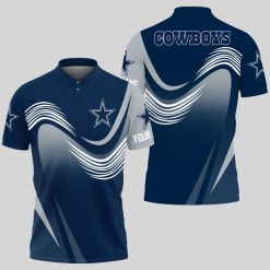 Dallas Cowboys | Personalized Waves Polo Shirt