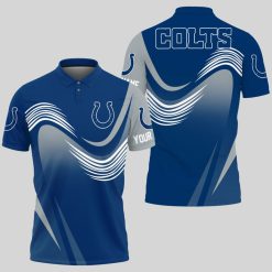 Indianapolis Colts | Personalized Waves Polo Shirt