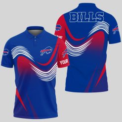 Buffalo Bills | Personalized Waves Polo Shirt