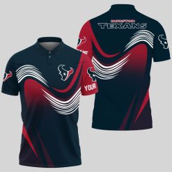 Houston Texans | Personalized Waves Polo Shirt