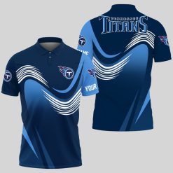 Tennessee Titans | Personalized Waves Polo Shirt