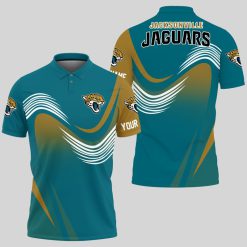 Jacksonville Jaguars | Personalized Waves Polo Shirt