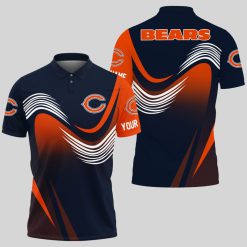 Chicago Bears | Personalized Waves Polo Shirt