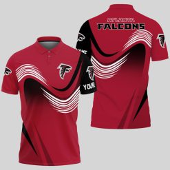 Atlanta Falcons | Personalized Waves Polo Shirt
