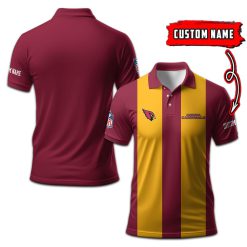 Arizona Cardinals | Personalized 2Lines Polo Shirt