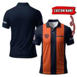 Chicago Bears | Personalized 2Lines Polo Shirt