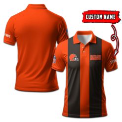 Cleveland Browns | Personalized 2Lines Polo Shirt