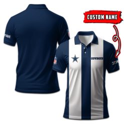 Dallas Cowboys | Personalized 2Lines Polo Shirt