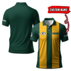 Green Bay Packers | Personalized 2Lines Polo Shirt