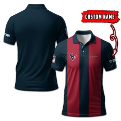 Houston Texans | Personalized 2Lines Polo Shirt