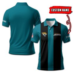 Jacksonville Jaguars | Personalized 2Lines Polo Shirt