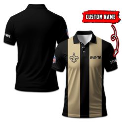 New Orleans Saints | Personalized 2Lines Polo Shirt