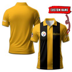 Pittsburgh Steelers | Personalized 2Lines Polo Shirt