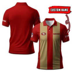 San Francisco 49ers | Personalized 2Lines Polo Shirt