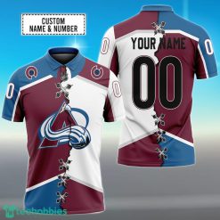 Colorado Avalanche | Personalized Polo Shirt