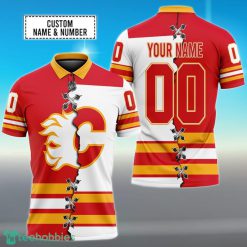 Calgary Flames | Personalized Polo Shirt