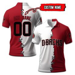 Arizona Diamondbacks | Custom Your Name and Number Mix Polo Shirt
