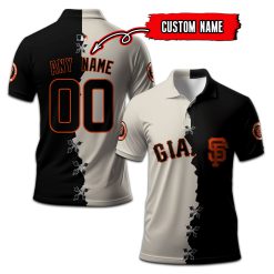San Francisco Giants | Custom Your Name and Number Mix Polo Shirt