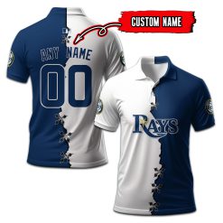 Tampa Bay Rays | Custom Your Name and Number Mix Polo Shirt