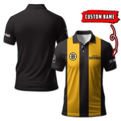 Boston Bruins | Personalized 2lines Polo Shirt