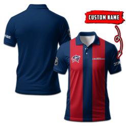 Columbus Blue Jackets | Personalized 2lines Polo Shirt