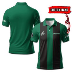 Dallas Stars | Personalized 2lines Polo Shirt