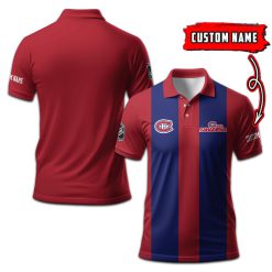 Montreal Canadiens | Personalized 2lines Polo Shirt