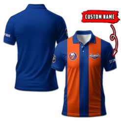 New York Islanders | Personalized 2lines Polo Shirt