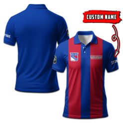 New York Rangers | Personalized 2lines Polo Shirt