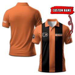 Philadelphia Flyers | Personalized 2lines Polo Shirt