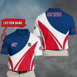 Columbus Blue Jackets | Personalized Window Polo Shirt