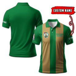 Boston Celtics | Personalized 2lines Polo Shirt