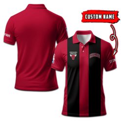 Chicago Bulls | Personalized 2lines Polo Shirt