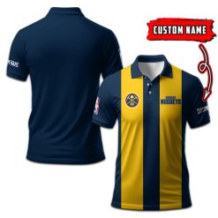 Denver Nuggets | Personalized 2lines Polo Shirt