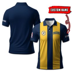 Indiana Pacers | Personalized 2lines Polo Shirt