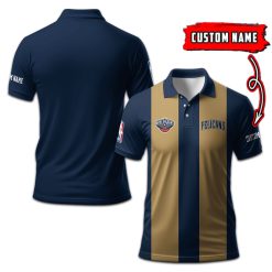 New Orleans Pelicans | Personalized 2lines Polo Shirt