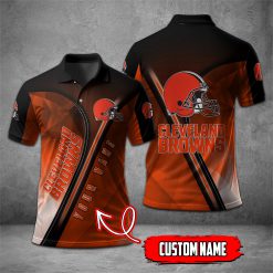 Cleveland Browns | NFL Personalized Mosaic Polo Shirt