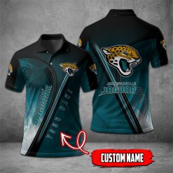 Jacksonville Jaguars | NFL Personalized Mosaic Polo Shirt