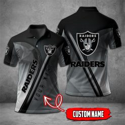 Las Vegas Raiders | NFL Personalized Mosaic Polo Shirt