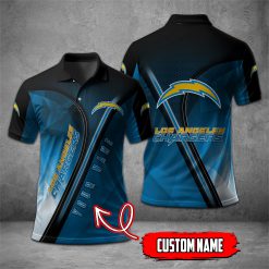 Los Angeles Chargers | NFL Personalized Mosaic Polo Shirt