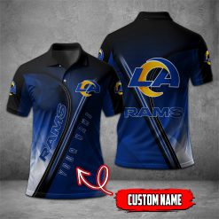 Los Angeles Rams | NFL Personalized Mosaic Polo Shirt