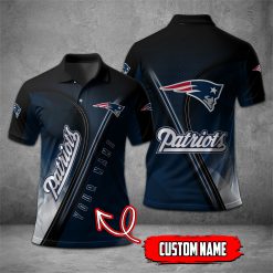 New England Patriots | NFL Personalized Mosaic Polo Shirt