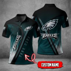 Philadelphia Eagles | NFL Personalized Mosaic Polo Shirt