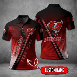Tampa Bay Buccaneers | NFL Personalized Mosaic Polo Shirt